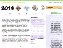 Tablet Screenshot of mathemafix.com